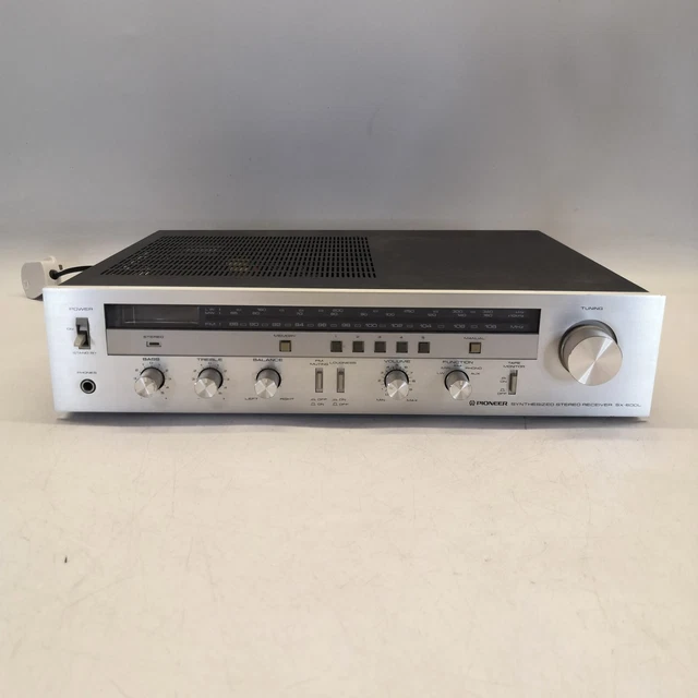 Pioneer SX-600L Synthesized Stereo Receiver - Hi Fi Separate - Silver/Black