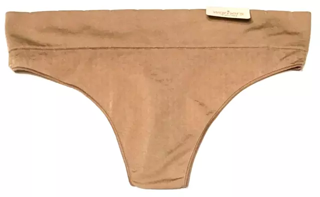 Size L/7 - NWT Warner's No Pinching No Problems thong panty $12 tag (d226)