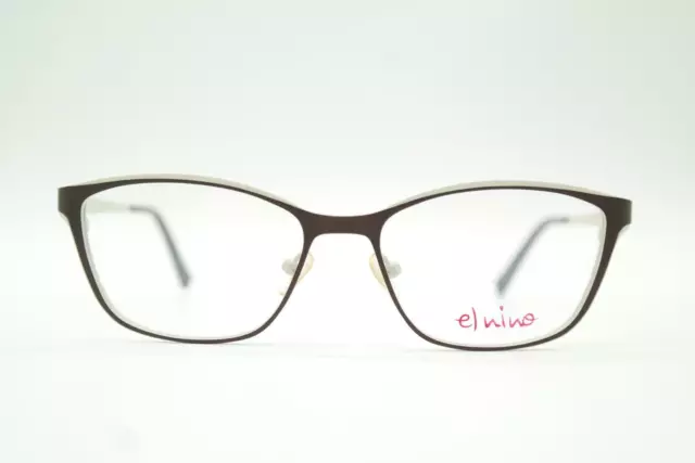 El Nino E268 Noir Blanc Ovale Lunettes Monture Lunettes Neuf