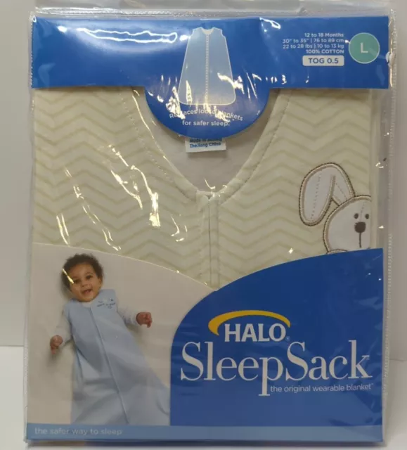 Halo SleepSack Wearable Blanket Large 12-18 Months New in Pkg.