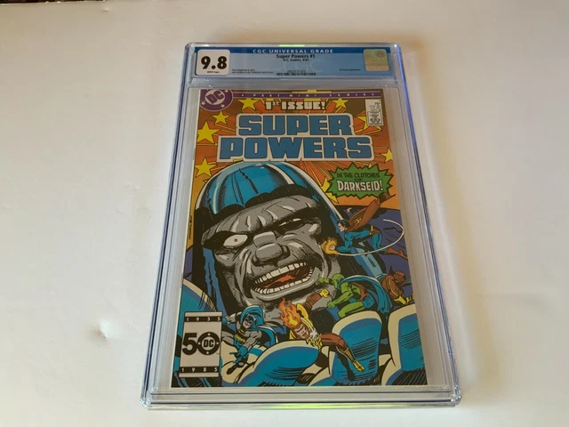 Super Powers 1 Cgc 9.8 White Pages Darkseid Superman Batman Dc Comics 1985