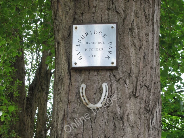 Photo 6x4 Horseshoe Pitchers Club Ranelagh By the banks of the River Dodd c2005