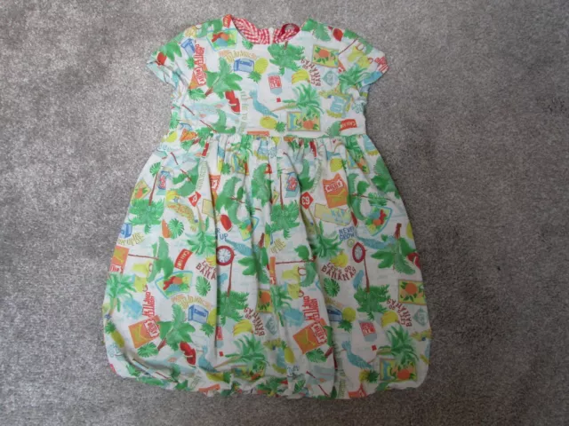 Oilily girls 5 years lets go bananas never grow up summer holiday dress Exc con