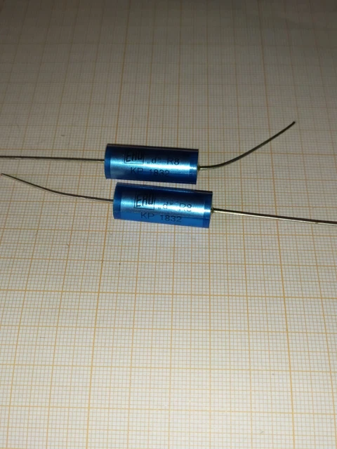 5 Condensateurs MKP X2 Kemet 0.01µF 275V AC - 10mm Pas, Film Polypropylène, Neufs