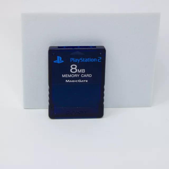 Official Sony PlayStation 2 Memory Card PS2 - Midnight Blue - 8MB - Tested #66