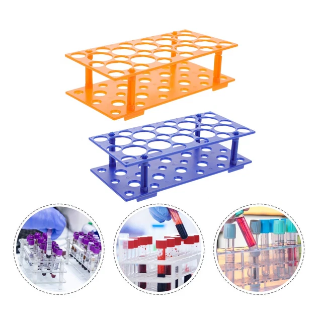 Supporto Provette Da Laboratorio - 8 Fori, Plastica Durevole, Per Esperimenti - Foto 12