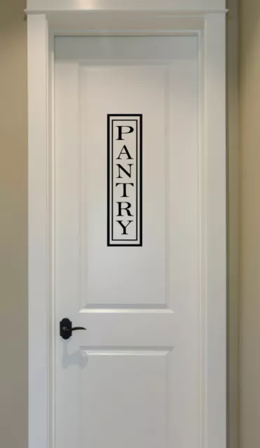 Pantry Vertical in a Square - Wall Vinyl Decal Sticker Kitchen Door Wall Art