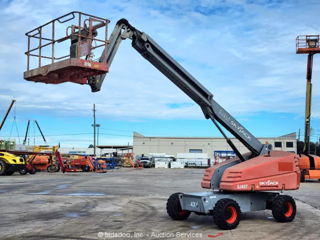 2014 Skyjack SJ45T 45' 4WD Diesel Telescopic Boom Lift Man Aerial Jib