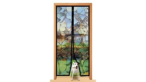 Total Vision Butterfly Pattern Magnetic Screen - Keep Bugs Out, Easy Install...