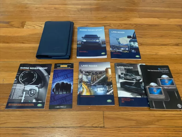 2010 Land Rover Range Rover Sport Owners Manual with Case And Navigation OEM