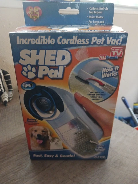 Shed Pal Cordless Pet Vac As Seen On Tv Vacuum Shedding Animal New In Box