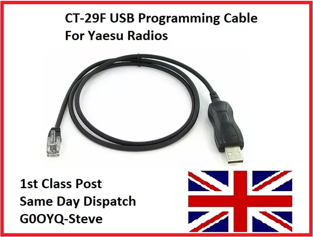 FTDI USB Cavo Di Programmazione Per Yaesu CT-29F Vertex FT-1500 FT - Foto 2
