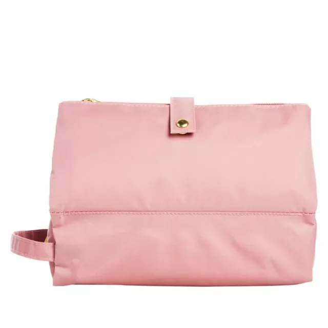 Samantha Brown 3 Compartment Travel Organizer Bag ~ Pink