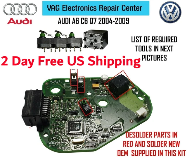 STEERING WHEEL LOCK Audi A6 Q7 Actuator Fix 4F0905852 ELV Shipping from