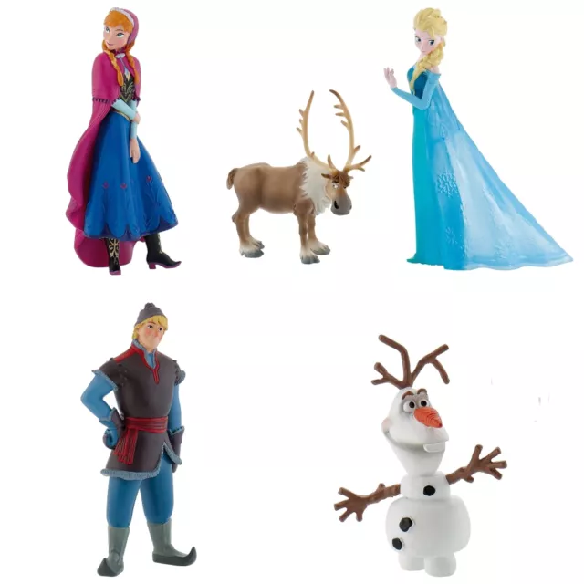 Official Disney Frozen Anna Elsa Olaf Steve Kristoff Toy Figure Gift Brand New
