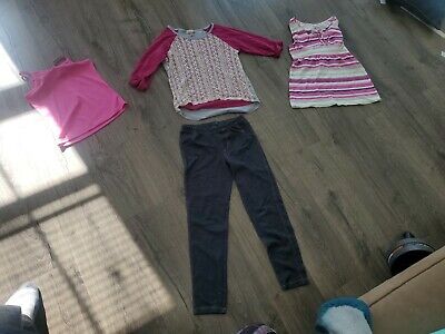 Girls Size Large Pants Shirt Lot(4) Beautees Old.navy Speechless Circo