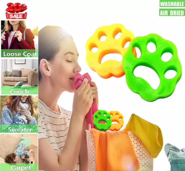 Pet Hair Lint Remover for Laundry Washing Machine Cat Dog Reusable Fur Catcher