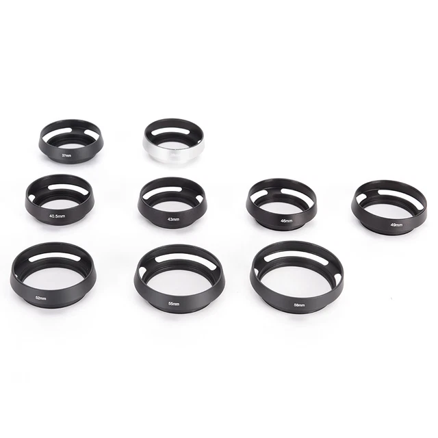 37 39 40.5 43 46 49 52 55 58 62 67 mm Metall Len Hood FOR Leica Canon NikoY'EN