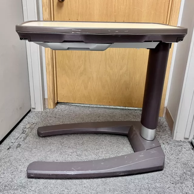 Stryker Overbed Hospital Table with Wheels and Storage Tru-Fit