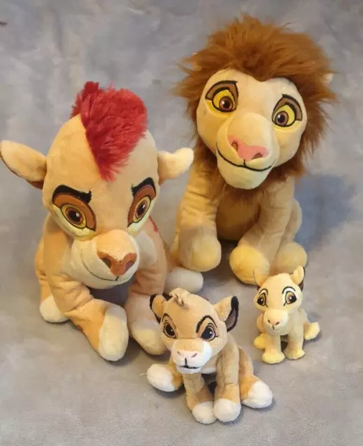 Whitehouse Leisure Lion King Adult Simba and Lion Guard Kion 12" Soft Toy Bundle