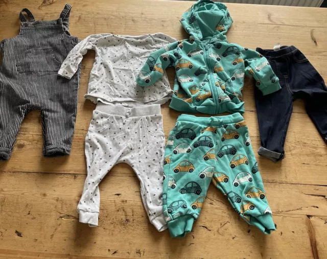 Bundle of baby boy clothes, 6-9 months - 19 items - Next, M&S, Tu, H&M