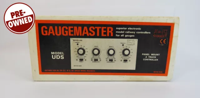 N OO Gauge Gaugemaster Series UDS Twin Track Panel Mounted Controller With Brake