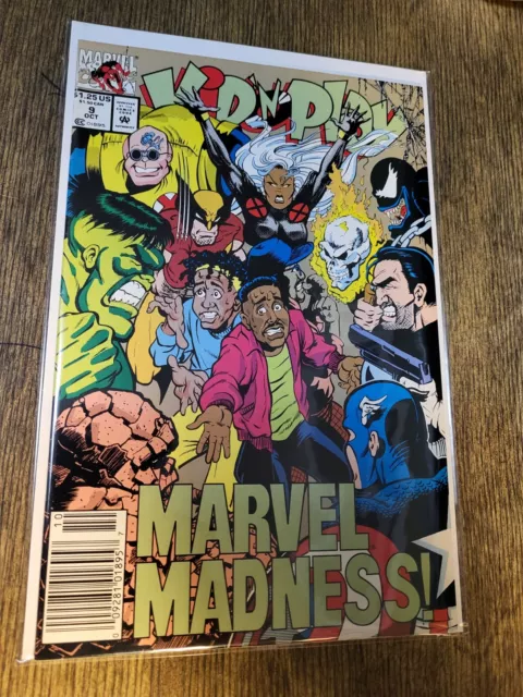 KID 'N PLAY # 9 KEY COMIC MARVEL MADNESS HOT KEY 1992 FINAL ISSUE VF+ Newsstand