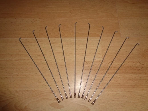 NOS LOT 9 Ecrous Papillon Laiton 8mm Velo Ancien 1900 Old bike bici