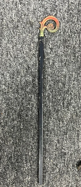 Vintage Swing Arm Curtain Rods Lot of  8  (4 Pairs)  Cast Iron Floral 2 Brackets 12