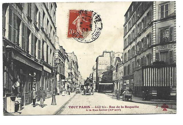 CPA - Tout Paris - Rue de Belleville - Dépôt du Funiculaire