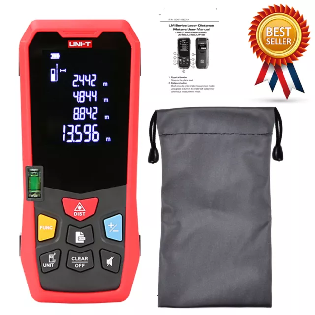 UNI-T LM40 Laser Rangefinder Digital Laser Distance Meter Laser Range Finder