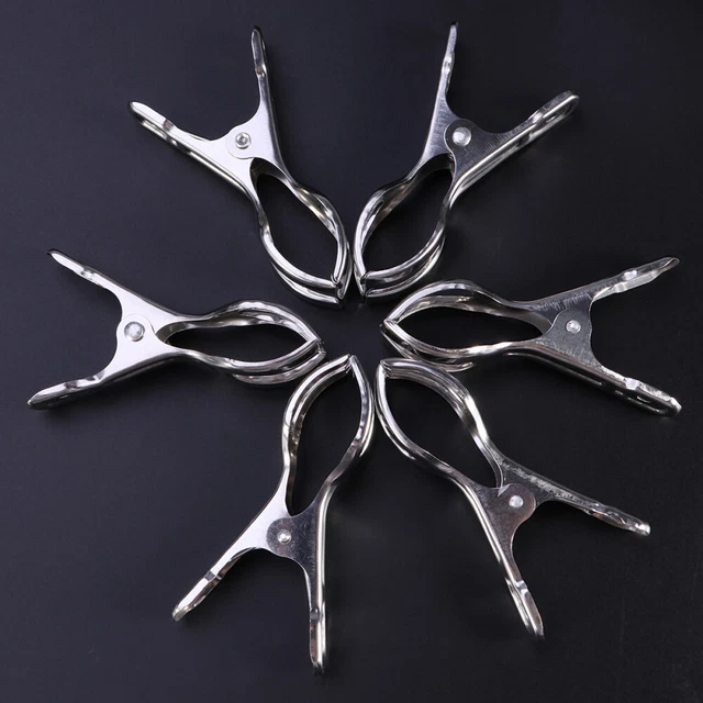 24 pz clip resistenti alla ruggine supporto asciugamani metallo vestiti acciaio inossidabile