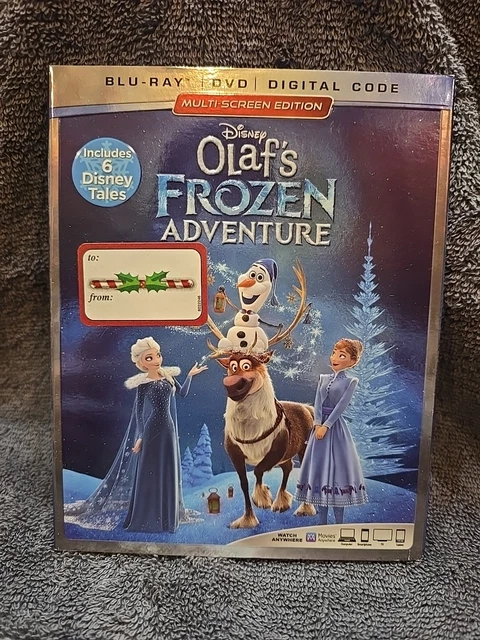 OLAF'S FROZEN ADVENTURE Plus 6 Disney Tales Blu Ray DVD Digital Code ...