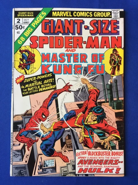 Giant-Size Spider-Man #2 VFN+ (8.5) MARVEL ( Vol 1 1974) (C)