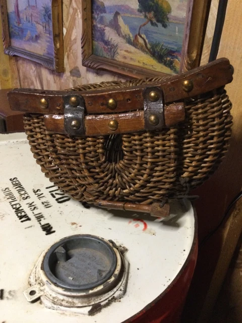 Ancien Panier De Pêche Artisanal Balinais – Vintage – État Correct