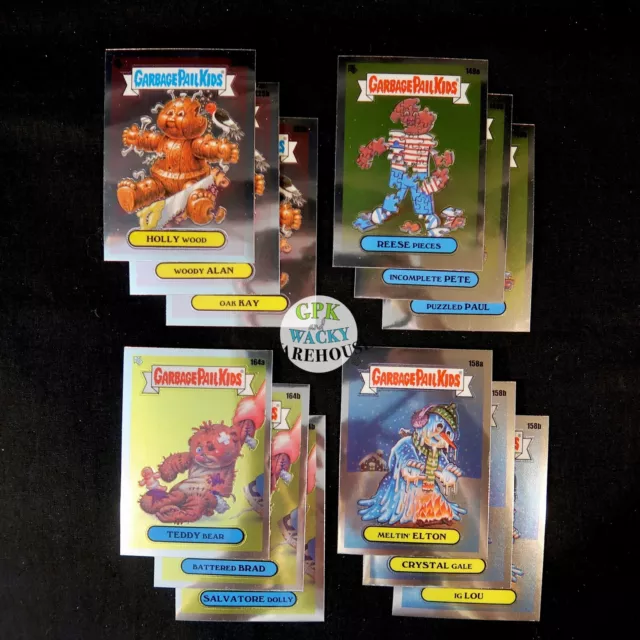 Garbage Pail Kids Chrome 4 100 Card Base Set +Wrapper 4Th Series 2021 2