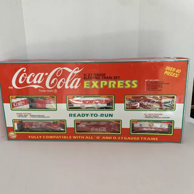 K-Line  K-1111 Coca-Cola Express Train Set O-27 Scale NEW IN BOX