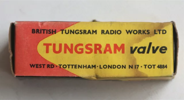 TUNGSRAM - RADIO VALVE - 7 AN 7 - Equiv. PCC84  B319 - in original box.