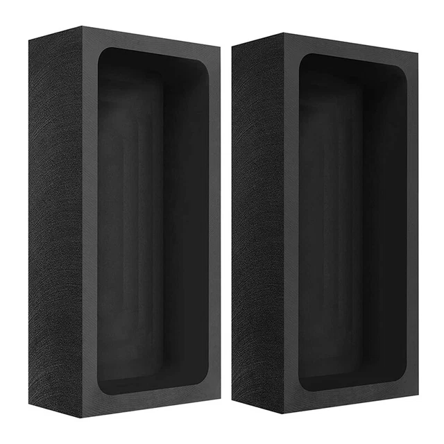 2 ud. (2-1 kg) moldes de barras de grafito para fundir, fundir, refinar de M H4J5