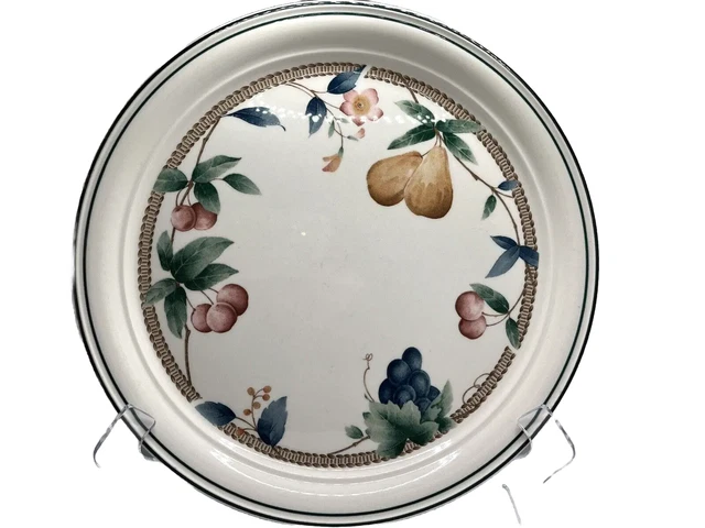NORITAKI  Nature’s Bounty Keltcraft 10.5" Dinner Plates Floral Fruit 9199 - 4 2