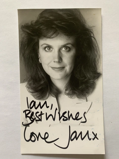 Jan Rowland TV Presenter (Help Squad) Vintage Signed Black/White Photo & Letter