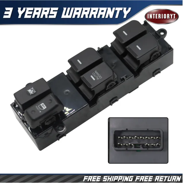 Left Driver Master Power Window Switch For Kia Soul 935702K010 2011 2012 2013