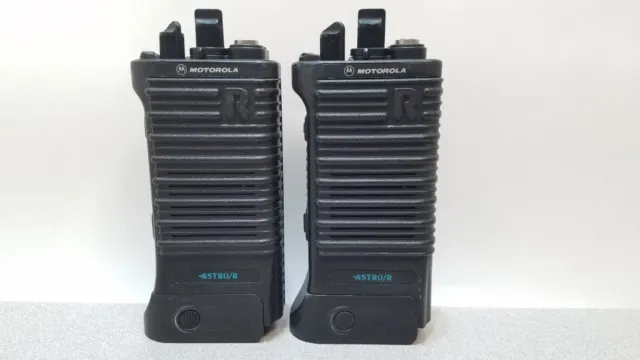 (Lot of 2) Motorola Astro/R Saber VHF P25 Portable Handheld Radios 146-174Mhz