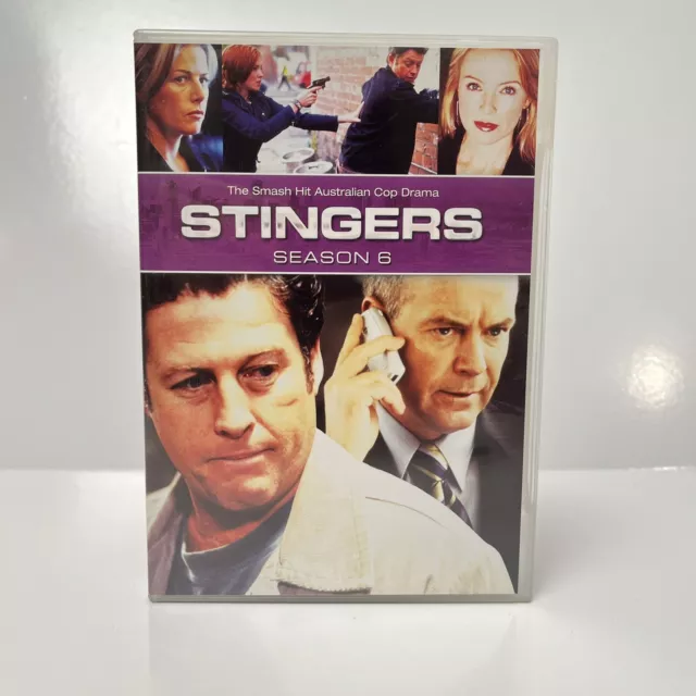 Stingers Season 6 - Australian Police Drama - 4 Disc DVD Set -  Region 4 VGC