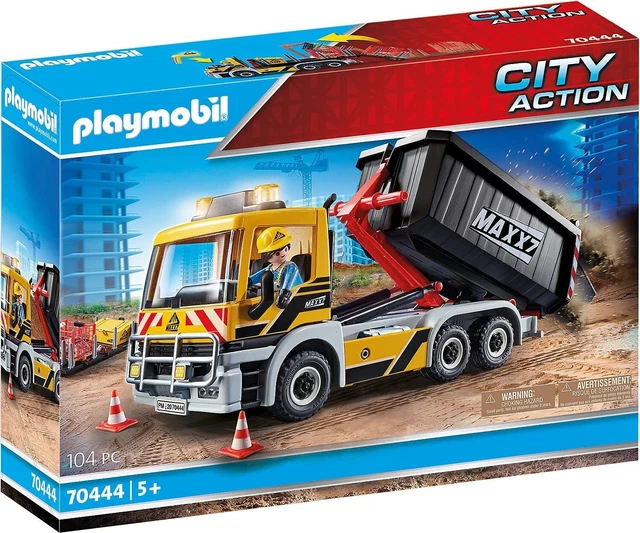 Camion à benne basculante en plastique jaune pour enfants - Jouet d