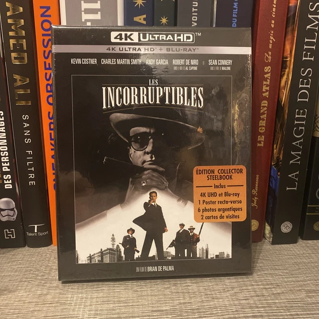 Les Incorruptibles Steelbook 4k + Bluray Édition Collector