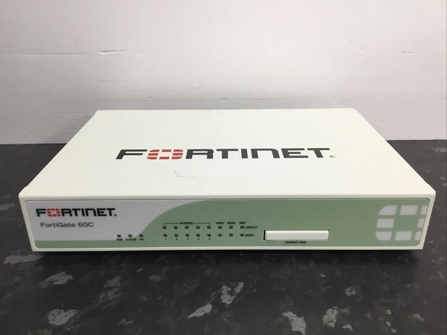 60c FORTINET FORTIGATE-60C FORTINET FG-60C Firewall Appliance with No PSU £ ...