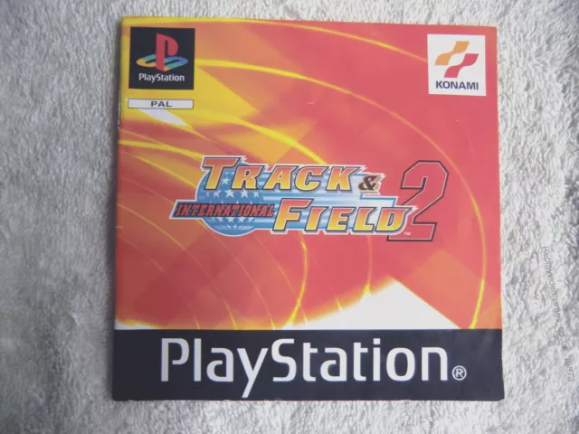 79873 Instruction Booklet - International Track & Field 2 - Sony PS1 Playsta