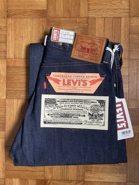 LEVIS Levi's 501xx 1937 w30 L34 lvc 復刻モデル 501XX 1937 LVC 30