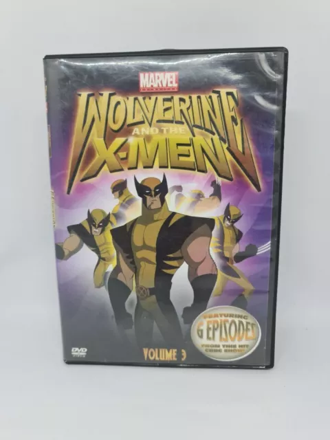 WOLVERINE AND THE X-MEN Volume Three DVD Region 4 TV Show Very Good Condition